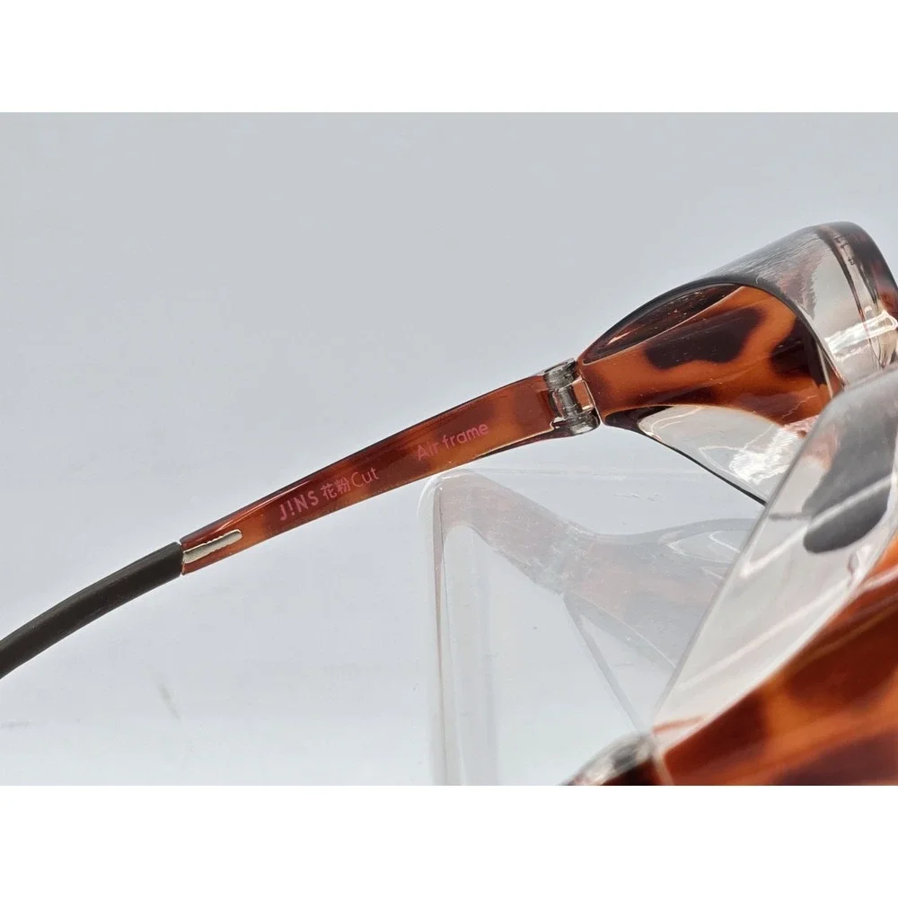 Jins Thick Tortoise Eyeglass Frames 54 - 16-122 - 31 AFKF14S0002A86 - SITS ASKEW